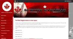 Desktop Screenshot of newtonbaseball.com